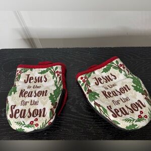 Oven Mitts Holiday